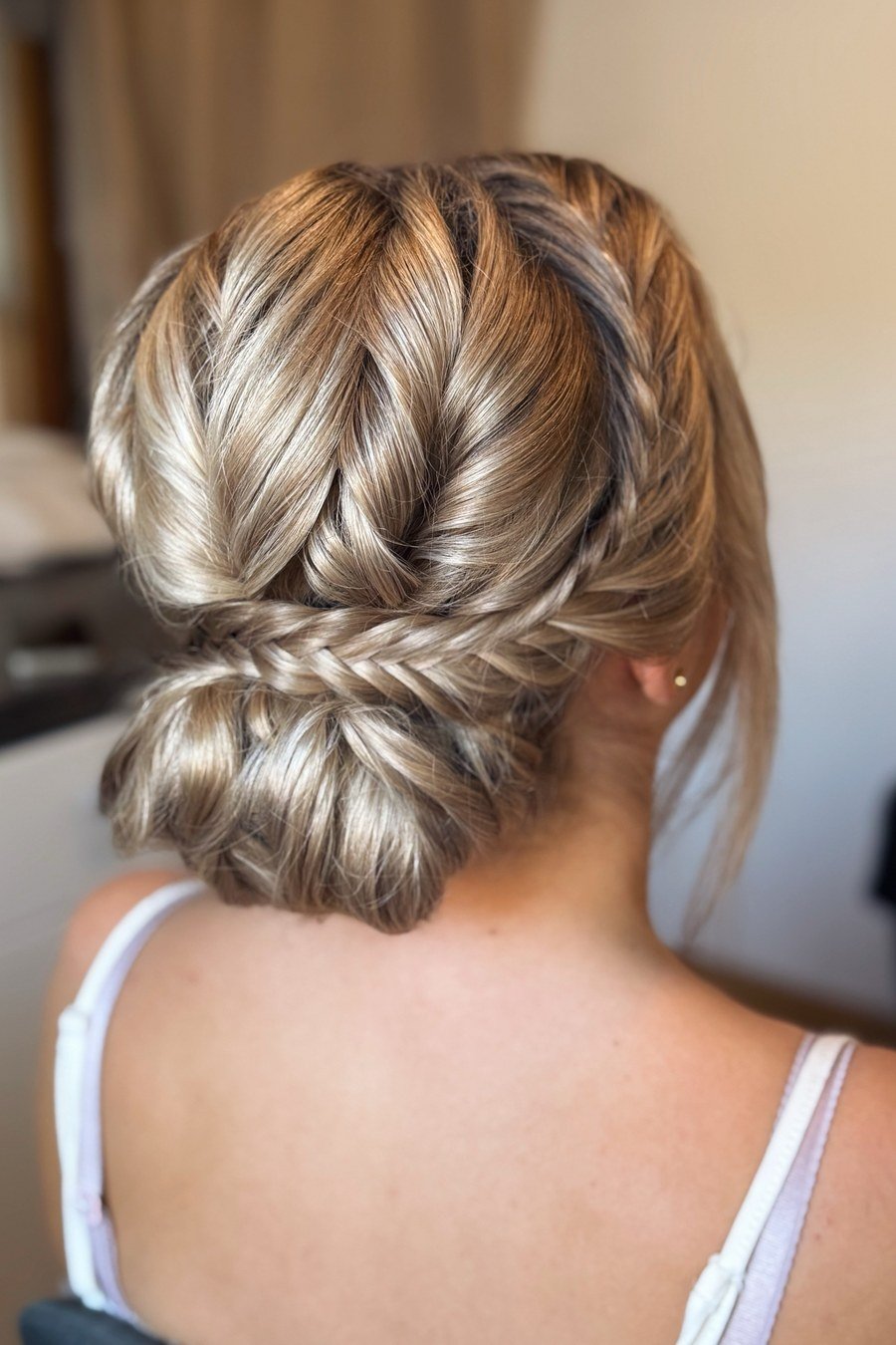 Fishtail Braid Updo — elegant updo hairstyles for women