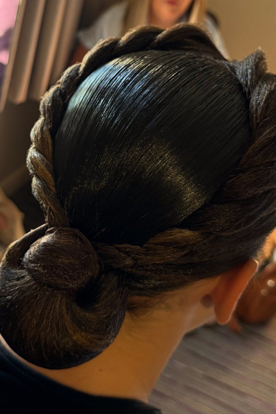 Dutch Braid Crown Updo — elegant updo hairstyles for women