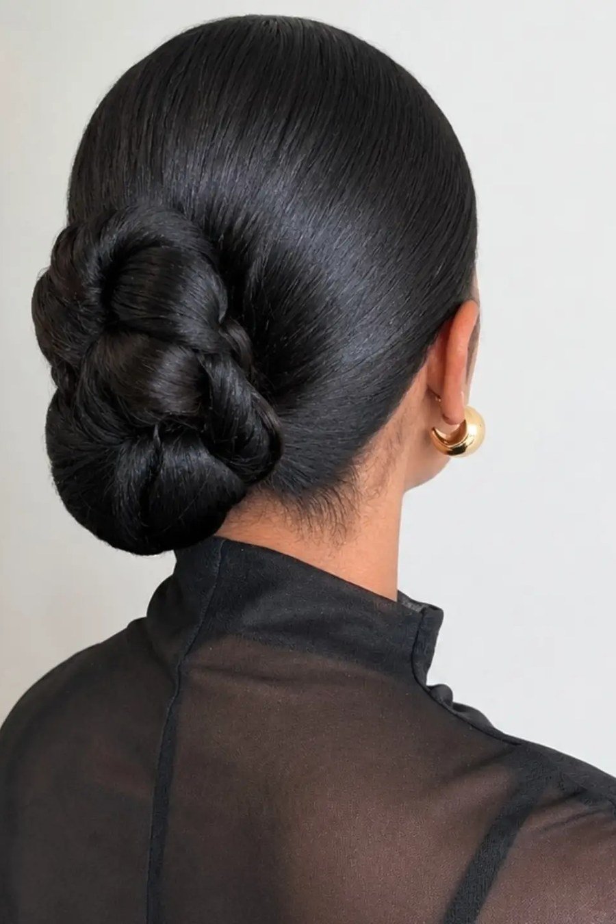 Infinity Braid Bun — elegant updo hairstyles for women