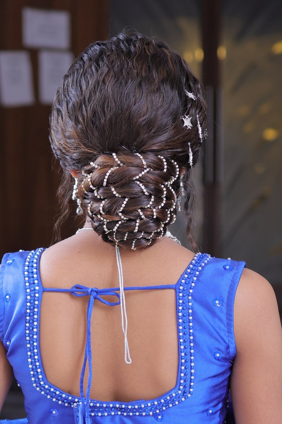 Woven Basket-Weave Updo — elegant updo hairstyles for women