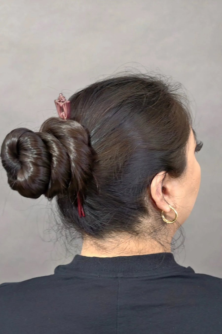 Sleek Low Twist with Hair Accessories — elegant updo hairstyles for women