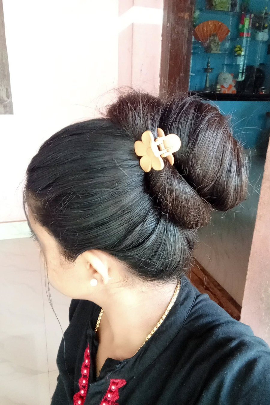 Effortless Claw-Clip Twist Updo — elegant updo hairstyles for women